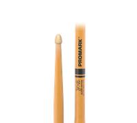 ProMark Bacchette Batteria - Glenn Kotche Drum Sticks - ActiveGrip - Diventa più aderente con il sudore delle mani - Finitura Active Grip, Punta di ghianda, Legno di hickory - 1 Coppia