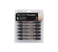 PROMARKER 6 PENNARELLI DOPPIA PUNTA WINSOR&NEWTON LETRASET (TONI CARNE - SET 6)