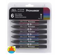 Promarker Letraset Pantone 6 Pennarelli Winsor&Newton Set Toni Ricchi Rich Tones