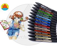 PROMARKER 12+1BLENDER PENNARELLI PANTONE WINSOR&NEWTON MARKER MANGA SET1 PANTONI