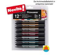 PROMARKER LETRASET PANTONE WINSOR&NEWTON SET PENNARELLI DOPPIA PUNTA MARKER