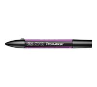 PROMARKER PENNARELLI DOPPIA PUNTA TWIN TIP (PUNTA SOTTILE + PUNTA A SCALPELLO) WINSOR&NEWTON LETRASET PANTONI 148 TONI MODA DESIGN MANGA FUMETTI ILLUSTRAZIONI (V546 - PURPLE)