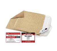 Promed HKP Cuscino Termico - Cuscino Elettrico Riscaldante - Protezione da Surriscaldamento - Spegnimento Dopo 90 Mn - XL Turbo Riscaldante da 100W - 6 Livelli di Calore - Federa Rimovibile - 46x35cm