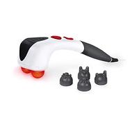 Promed Itm Pro Massaggiatore a Battiti, Varie Teste di Massaggio per Digitopressione e Massaggio Puntiforme, con Luce Rossa Commutabile e Funzione Riscaldante