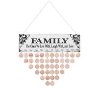 Promemoria Del Calendario Dei Compleanni Di Compleanno Regalo Per Genitori