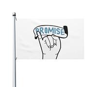 Promessa Del Mignolo Con 2 Occhielli Garden Flag Resistente Alle Intemperie Bandiere Da Giardino Decorazione Per Fattoria All'Aperto Esterni 90X150Cm