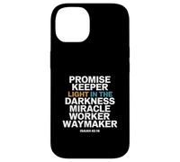 Promessa Keeper Light In The Darkness Miracle Worker Waymaker Custodia per iPhone 14
