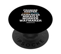 Promessa Keeper Light In The Darkness Miracle Worker Waymaker PopSockets PopGrip Adesivo