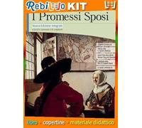 PROMESSI SPOSI (I) + DVD + IL LABORATORIO DI MANZONI (9788805077205) - Libro Scolastico + Kit Scuola con Copertine Rebillo