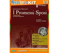 PROMESSI SPOSI (I) + DVD MP3 (9788841619162) - Libro Scolastico + Kit Scuola con Copertine Rebillo