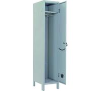 ARMADIO ARMADIETTO SPOGLIATOIO 1 POSTO 175x34x36CM IN LAMIERA METALLO GRIGIO