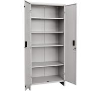 ARMADIO ARMADIETTO TUTTO PIANI 4 RIPIANI MENSOLE 60 x 40 x H 179 METALLO GRIGIO