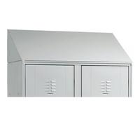 TETTO INCLINATO ANTI POLVERE CM.68X34 PER ARMADIO SPOGLIATOIO 2 POSTI