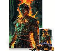 Prometeo Ascendente︰ Forgiato nel Fuoco Divino Puzzle da 1000 pezzi per adolescenti Memoria Miglioramento Luce Rilassamento Design Assemblaggio Decorazione da parete 38x52cm