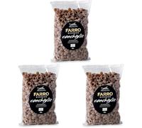 Prometeo, Conchiglie integrali di farro "le farrette" bio, 500g (Confezione da 3)