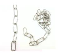 Prometeo Electronics 1mt catena cromata per lampadari e sospensioni filo 3,8mm - Misure maglia 45mm x 20mm