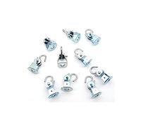 prometeo electronics Confezione 10 Ganci a carrucola isolante per lampadari e sospensioni