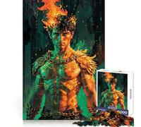 Prometeo Svincolato︰ Custode della Fiamma Sacra Puzzle da 1000 pezzi per adulti Gioco di puzzle intellettuale Divertimento rilassante Opera d'arte di alta qualità 50x75cm