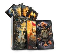 Prometheus Tarot 78 carte divinazione uniche • Libretto • Simbolismo di accesso con codici QR • Guida in 4 lingue sul sito web Companion