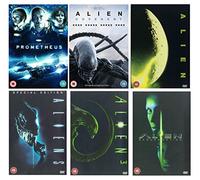 Prometheus to Alien - The Evolution 6 Movie Collection: Prometheus / Alien / Aliens / Alien 3 / Alien Resurrection / Alien Covenant