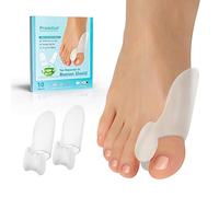 Promifun Bunion Cushion Protector, Confezione da 10 Estratto di Aloe Vera Correttore Borsite Infuso con Separatore, Scudo Gel Borsite per Alleviare Il Dolore Del Piede - Trasparente