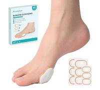 Promifun Cuscinetti in schiuma Bunion da indossare con le scarpe - 45 ct Bunion Cushion - Moleskin Protect Feet for Men and Women - Non-Stick Center (Multi-Size)