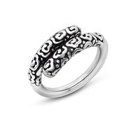Promise Ring, Anello a Fascia Argento Donna Acciaio Inossidabile Taglia 20 7.6mm Clava Dorata D'Epoca Custom Regalo per Migliore Amico Mother'S Day
