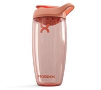 Promixx PURSUIT Bottiglia shaker per proteine New Edition - Bottiglie per miscele di proteine e integratori - Bicchiere shaker per proteine facile da pulire e resistente, 700ml, Corallo