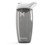 Promixx PURSUIT - Bottiglia shaker per proteine New Edition, bottiglie sportive di alta qualità per miscele di proteine e integratori frullati, facile da pulire, resistente, 700 ml, in ceramica bianca