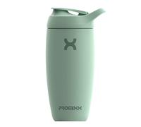 Promixx Pursuit Shaker Bottle New Edition - Borraccia termica in acciaio inox e tazza frullatore, 550ml, Erba Marina Verde