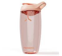 PROMIXX Pursuit shaker proteico 700ml, Ecozen, Corallo | Miscelatore silenzioso Snap-Fit per frullati senza grumi, ermetico, senza BPA, Ecozen con scala di misurazione