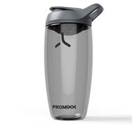 PROMIXX Pursuit shaker proteico 700ml, Ecozen, Grigio Grafite | Miscelatore silenzioso Snap-Fit per frullati senza grumi, ermetico, senza BPA, Ecozen con scala di misurazione