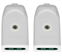 PROMO 2 PEZZI 00221.B Presa 2P+T 10A P11 assiale bianco ORIGINALE