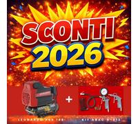 Promo 2026 - Compressore FIAC Leonardo XSS 138 + Kit accessori ABAC