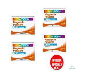 PROMO 4X Marco Viti Massigen Magnesio e Potassio Zero Zuccheri 120 Buste