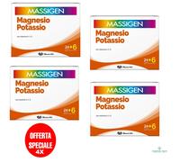 PROMO 4X MASSIGEN MAGNESIO E POTASSIO 120 BUSTE MARCO VITI VITAMINE A - C - E -