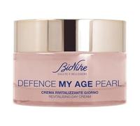 promo Bionike Defence My Age Pearl - Crema Viso Giorno Antiage con Acido Ialuronico, Contrasta le Prime Rughe e Segni dell'Età, Illumina e Idrata la Pelle, Leviga e Rivitalizza il Viso, 1x50 ml