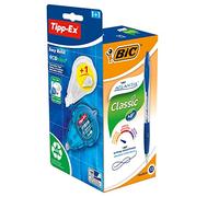 Penna a scatto Atlantis Classic Bic blu + correttore Tipp-Ex - promo box 12 + 1