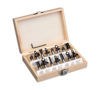 PROMO EINHELL/KWB 49757291 - Set da 15 pezzi di frese verticali x TE-RO 1255/E