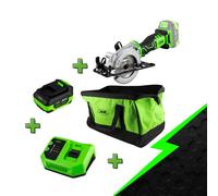 PROMO ELECTR: MINI SEGA CIRCOLARE CON MOTORE BRUSHLESS 60011 + 60013 + 60016 + 5