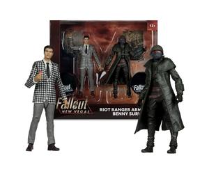 PROMO Figurine Fallout serie TV gioco VIDEO Riot Benny Lucy Maximus Cooper Hank