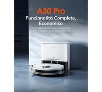 PROMO ILIFE A30 PRO ROBOT ASPIRAPOLVERE LAVAPAVIMENTI SVUOTAMENTO AUTOMATICO APP