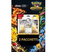 Pokémon 30° Anniversario - Blister 2 Buste Italiano - PREORDINE GARANTITO