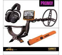 PROMO METAL DETECTOR ACE APEX GARRETT PIASTRA RAIDER 11" MS3 CUFFIE PINPOINTER