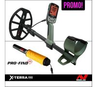 PROMO METAL DETECTOR X-TERRA PRO MINELAB CERCA METALLI ORO PINPOINTER PROFIND 35