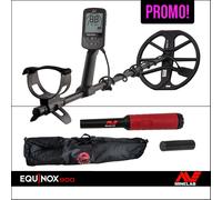 PROMO MINELAB METAL DETECTOR EQUINOX 900 PINPOINTER PROFIND CUFFIE BORSONE