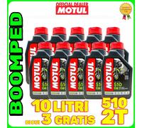 OLIO MOTUL 510 2T FD SEMISINTETICO MISCELA MOTO SCOOTER 3 LITRI 03MO10