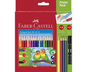 Promo Pack Faber-Castell 18 matite color + 2 matite grafite - 201597