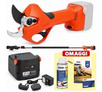 PROMO Stocker Kit Forbice Magma E-40 Tp + Manico + Batteria 2,6 Ah 21V + Caricabatterie