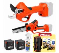 PROMO Stocker Kit Forbice Magma E-40 Tp + Motosega Magma E-150 La + Batteria 2,6 Ah 21V + Bladeup